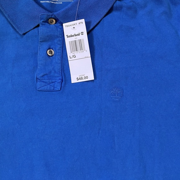Timberland Men’s Blue Polo Shirt - Picture 2 of 5